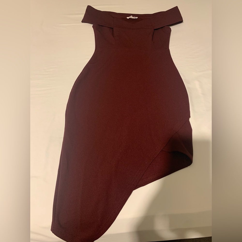Plum Bodycon Dress Size 0 - Picture 2 of 6